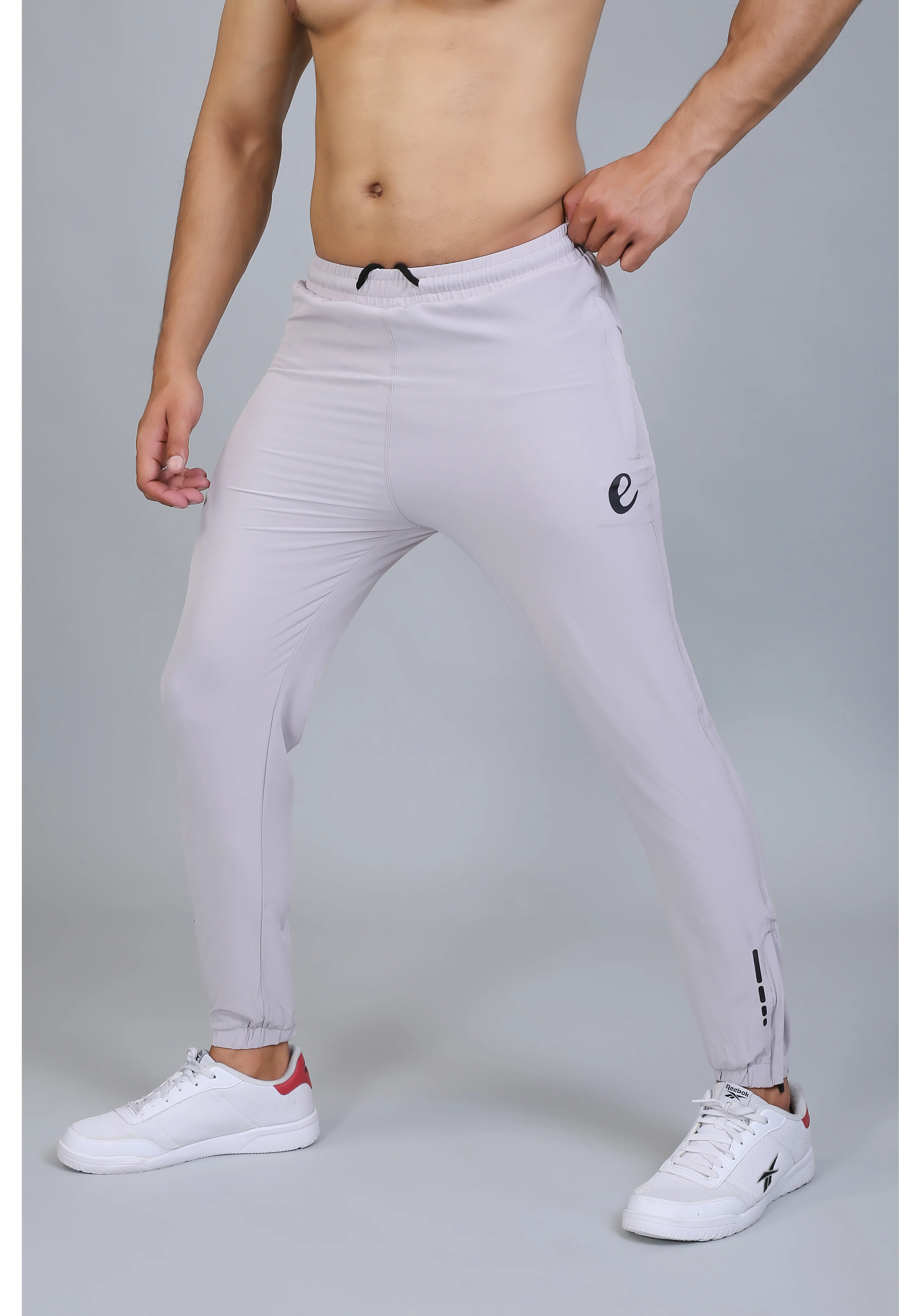 Ethan Men Solid Nylon Spandex Six Zipper Track Pants - Image 13