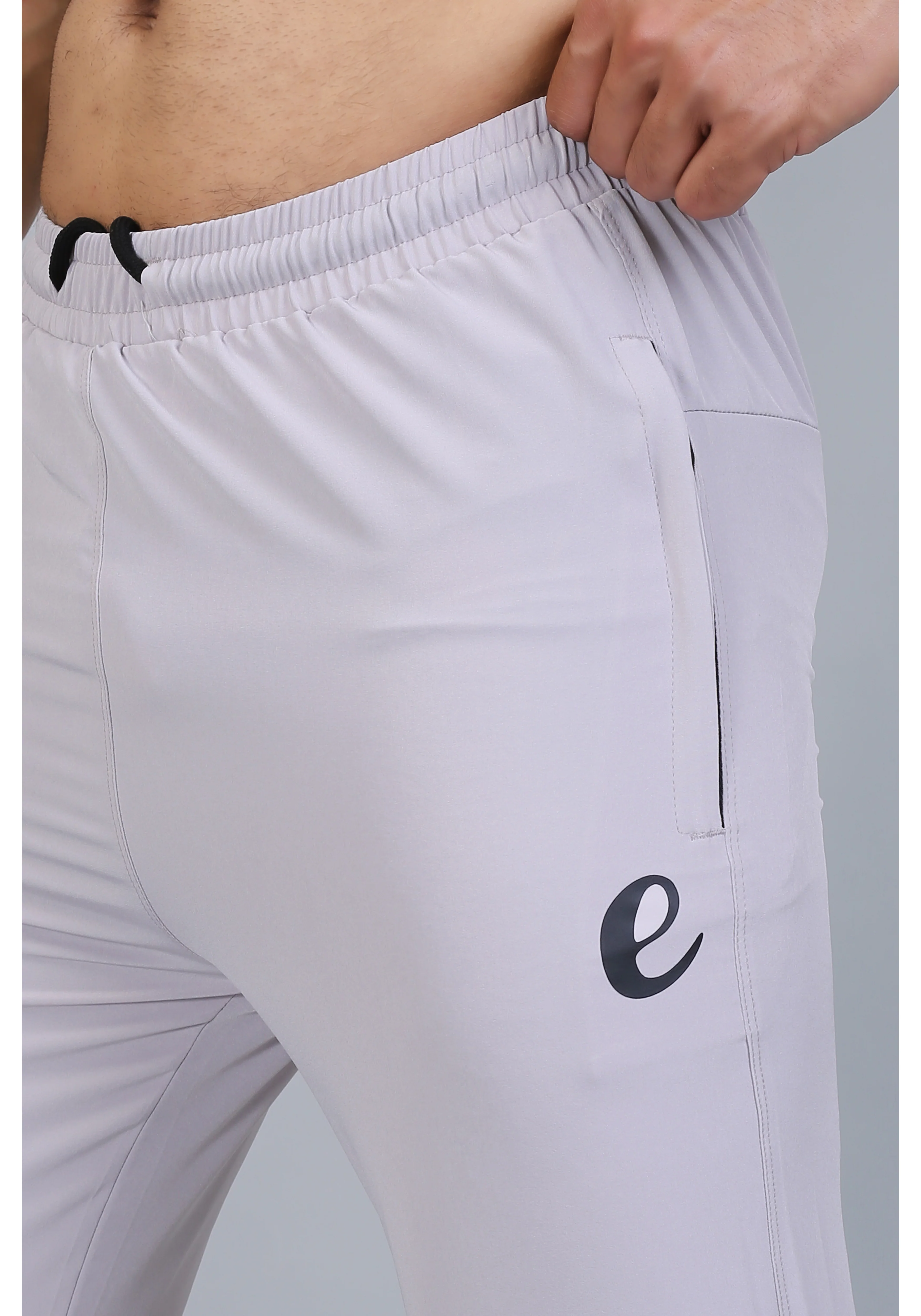 Ethan Men Solid Nylon Spandex Six Zipper Track Pants - Image 17