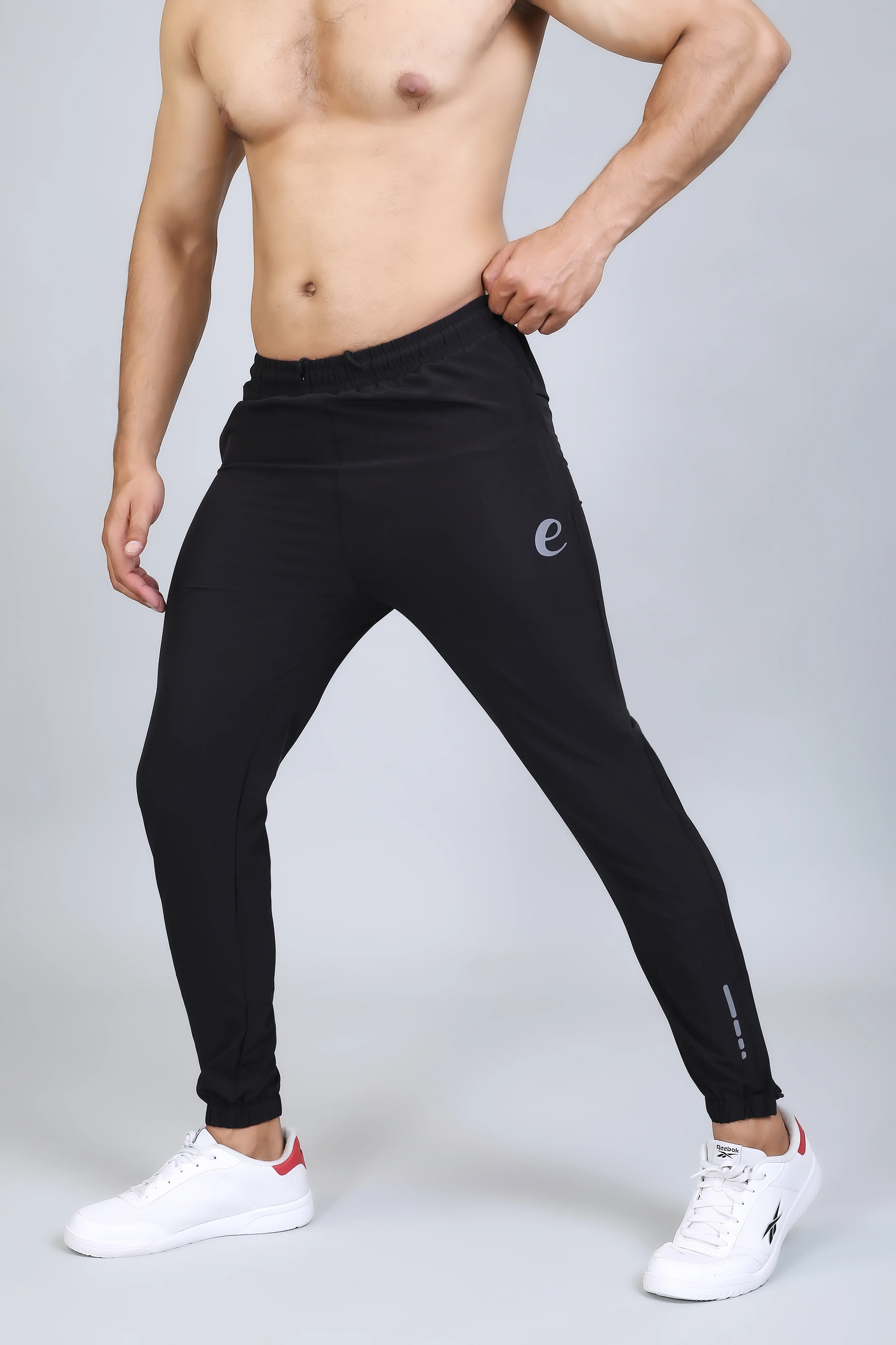 Ethan Men Solid Nylon Spandex Six Zipper Track Pants - Image 20