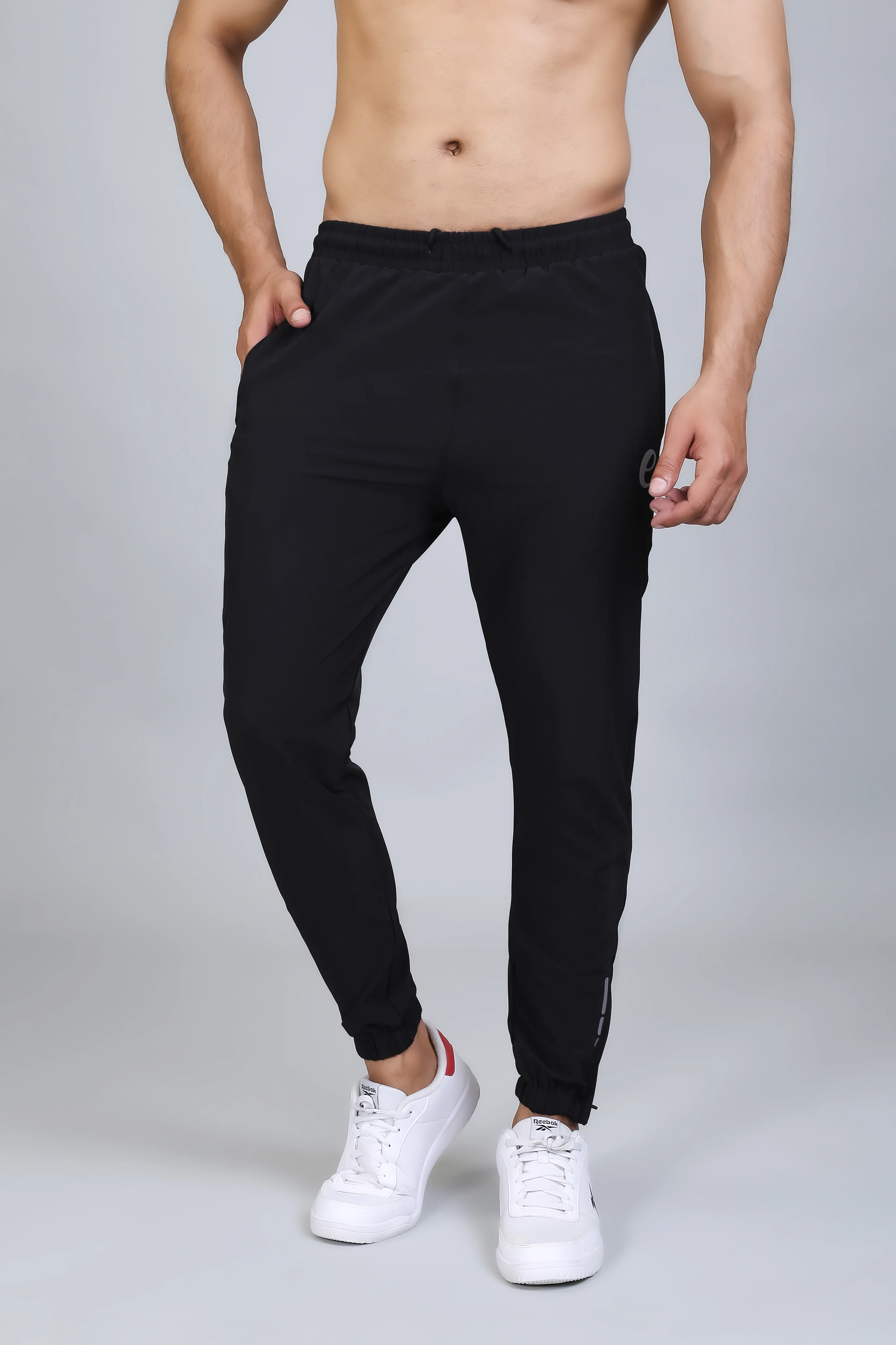 Ethan Men Solid Nylon Spandex Six Zipper Track Pants - Image 23