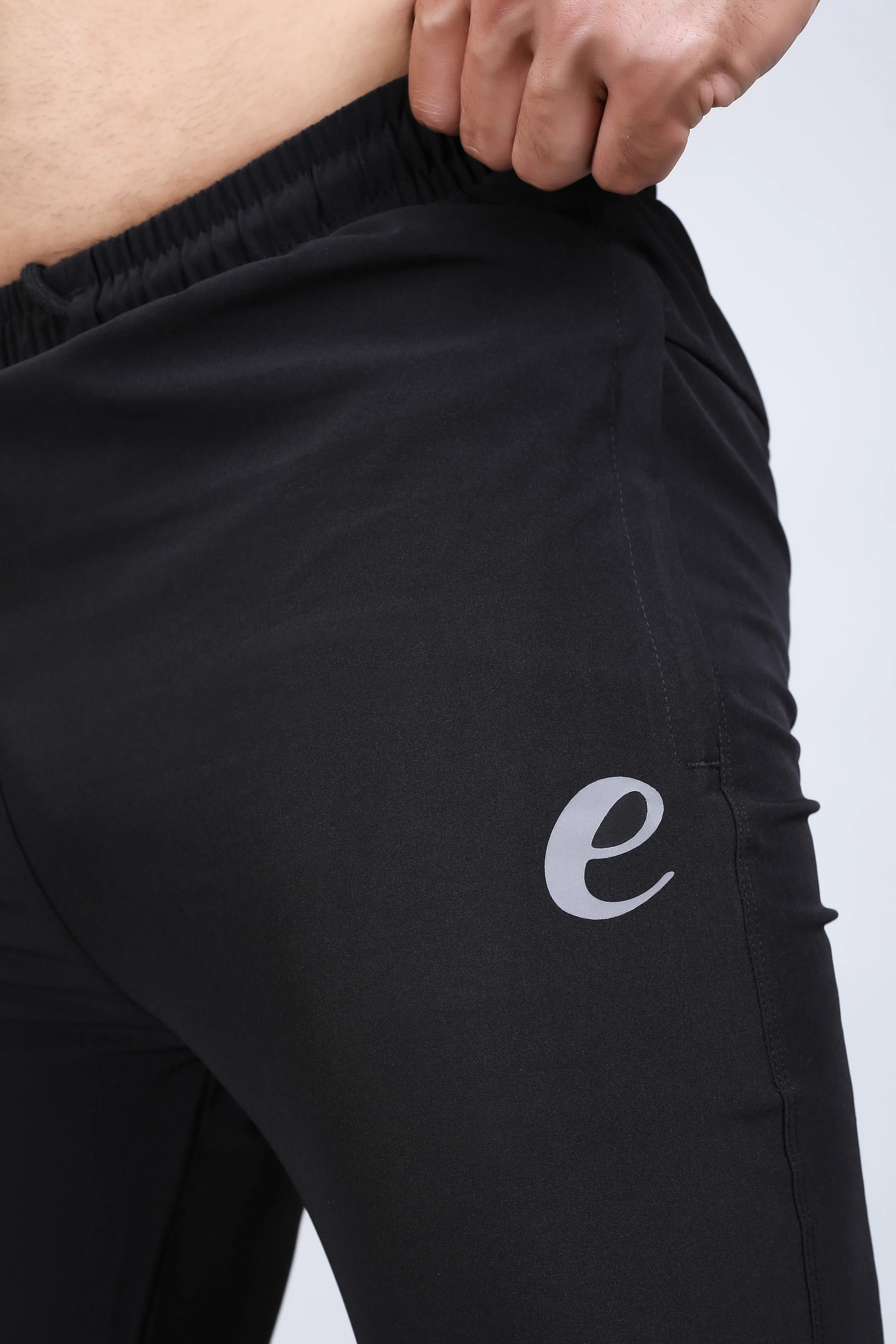 Ethan Men Solid Nylon Spandex Six Zipper Track Pants - Image 24