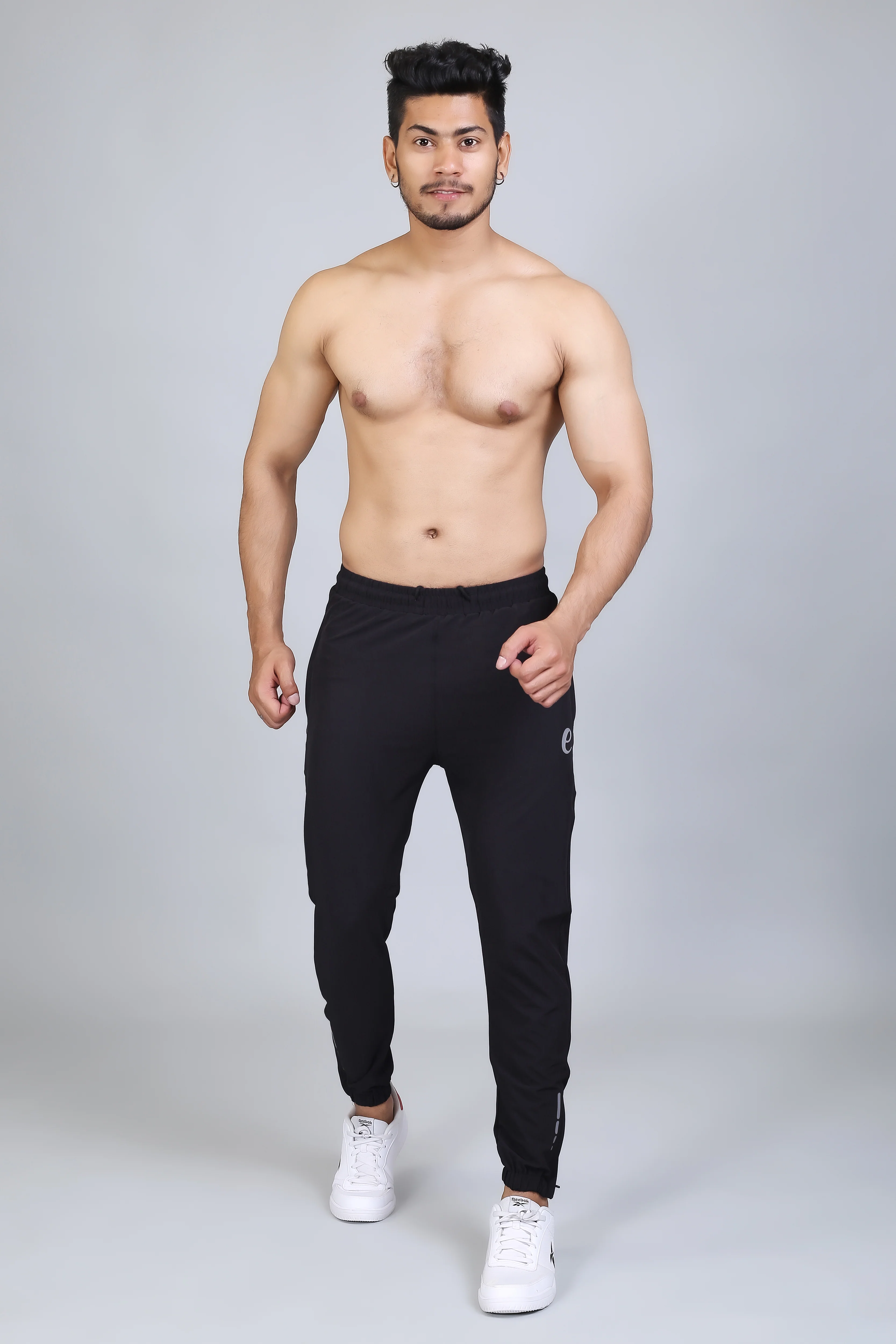 Ethan Men Solid Nylon Spandex Six Zipper Track Pants - Image 26