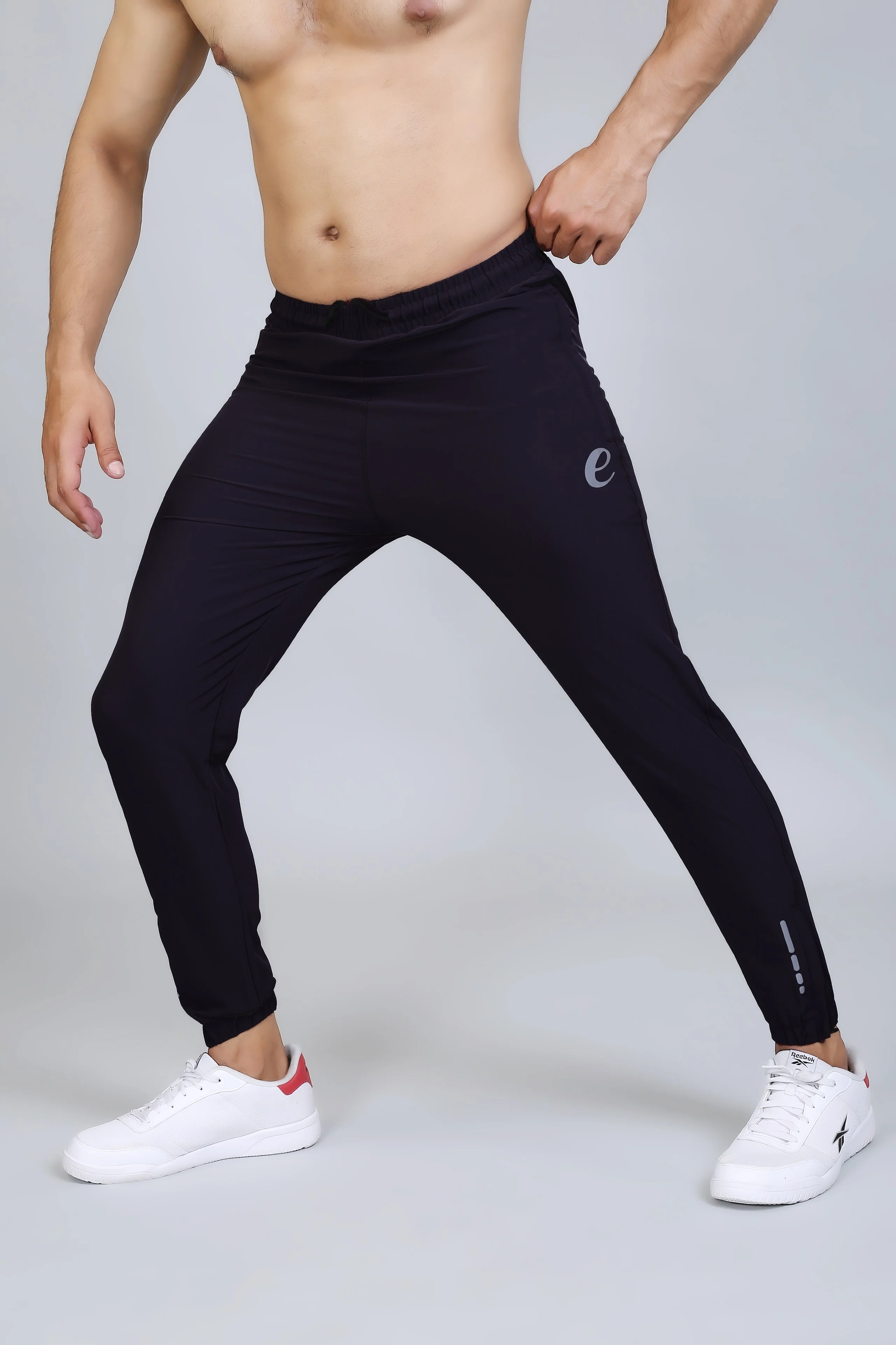 Ethan Men Solid Nylon Spandex Six Zipper Track Pants - Image 34