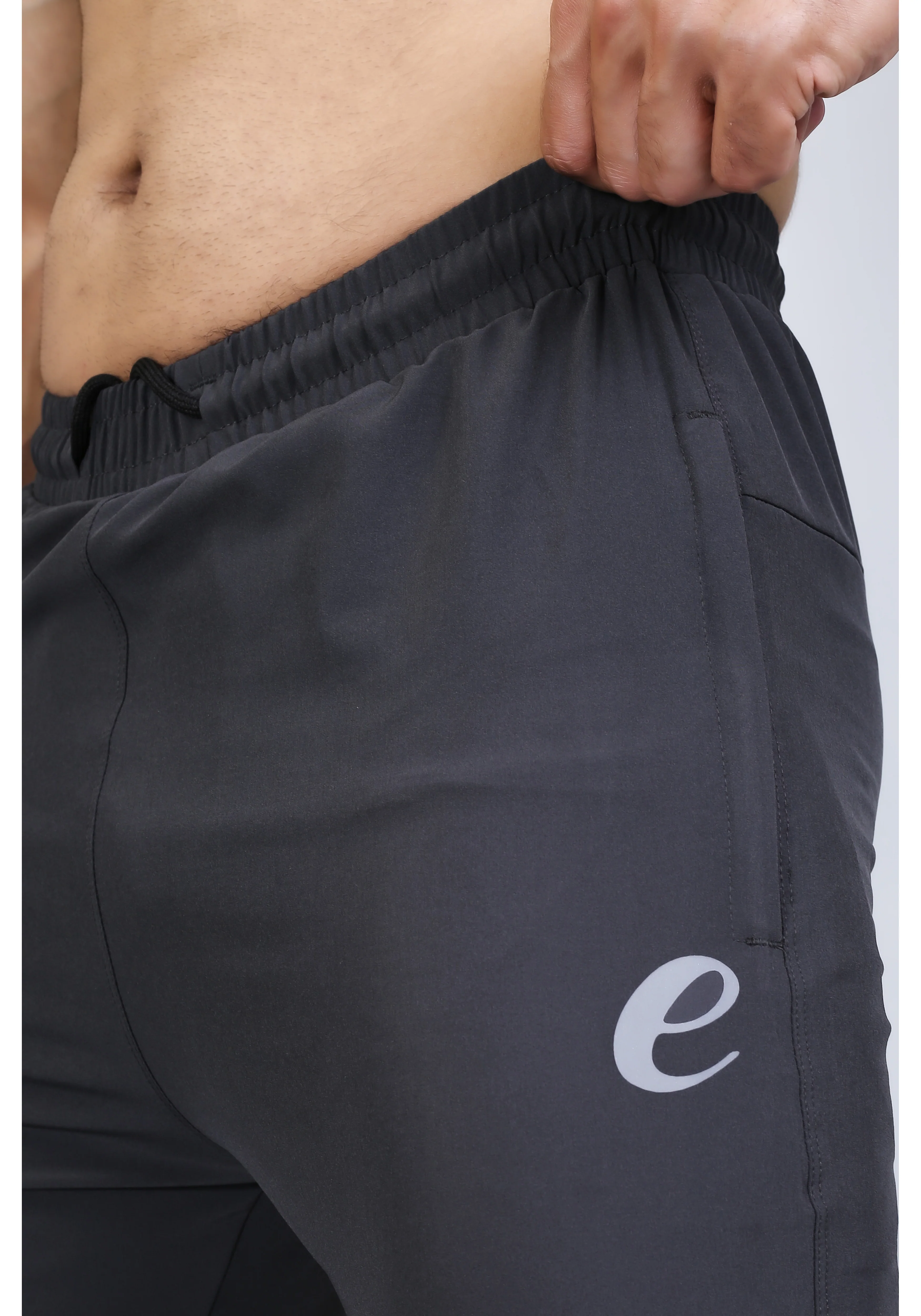 Ethan Men Solid Nylon Spandex Six Zipper Track Pants - Image 4