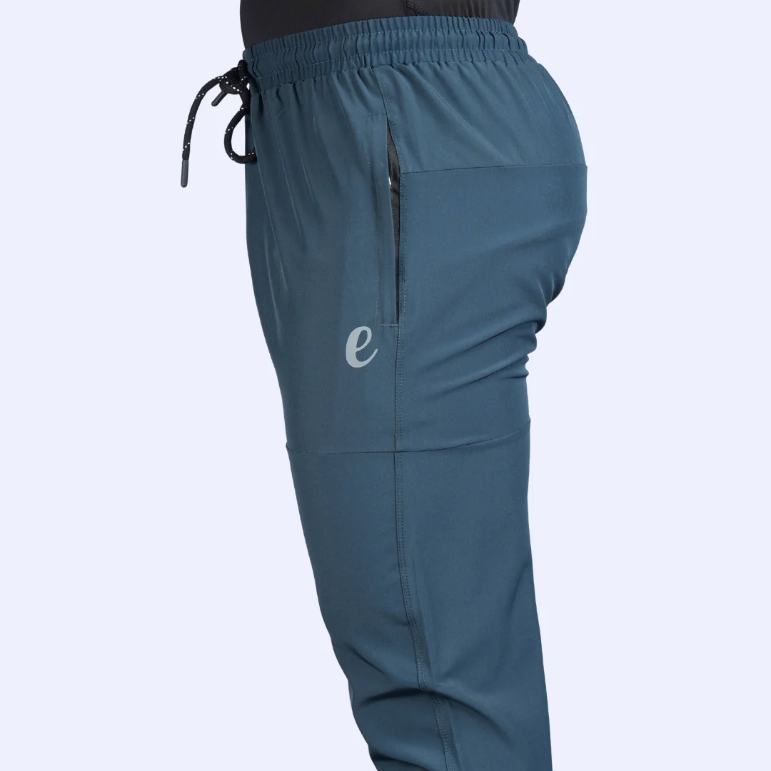 Ethan Men Solid Nylon Spandex Six Zipper Track Pants - Image 40