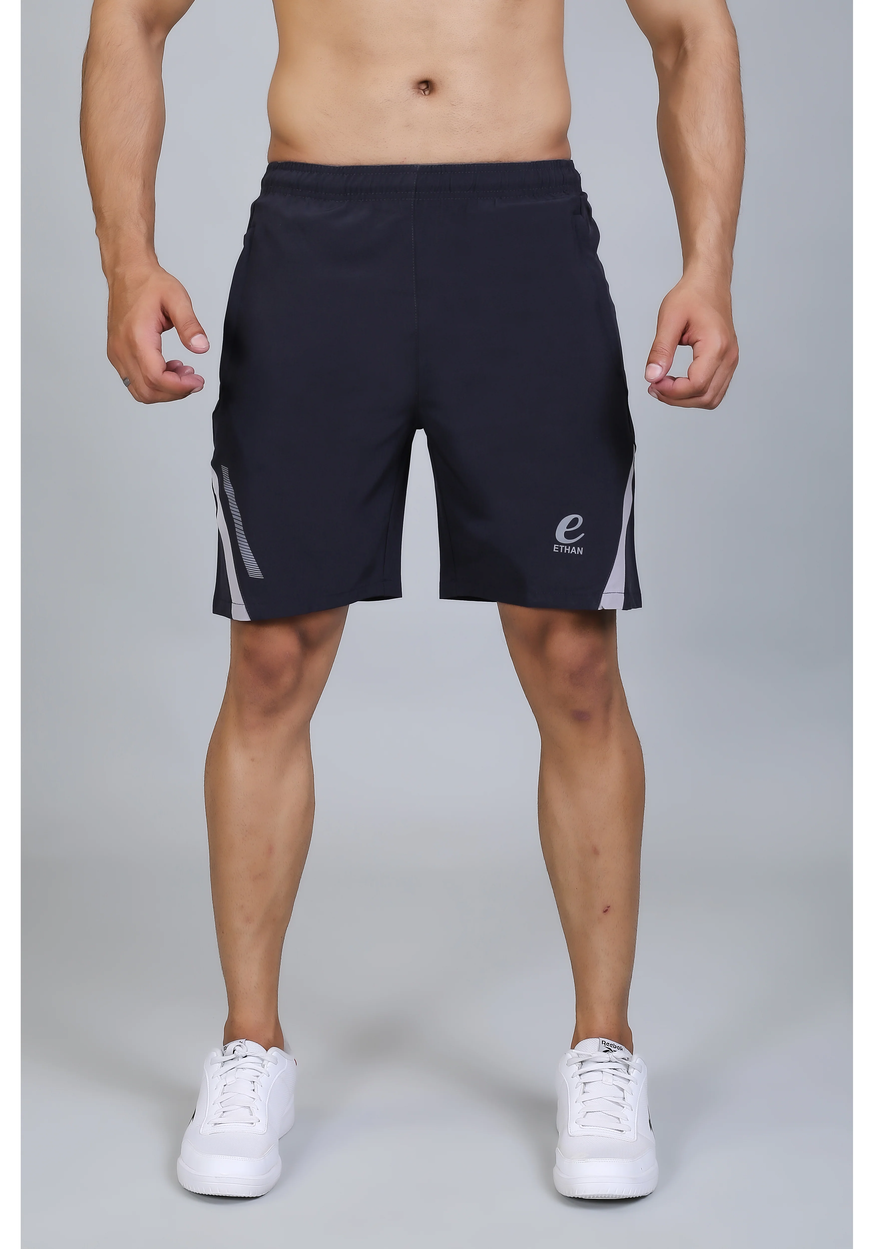 Ethan Solid Men Elasticated Towel Sports Shorts - Image 11
