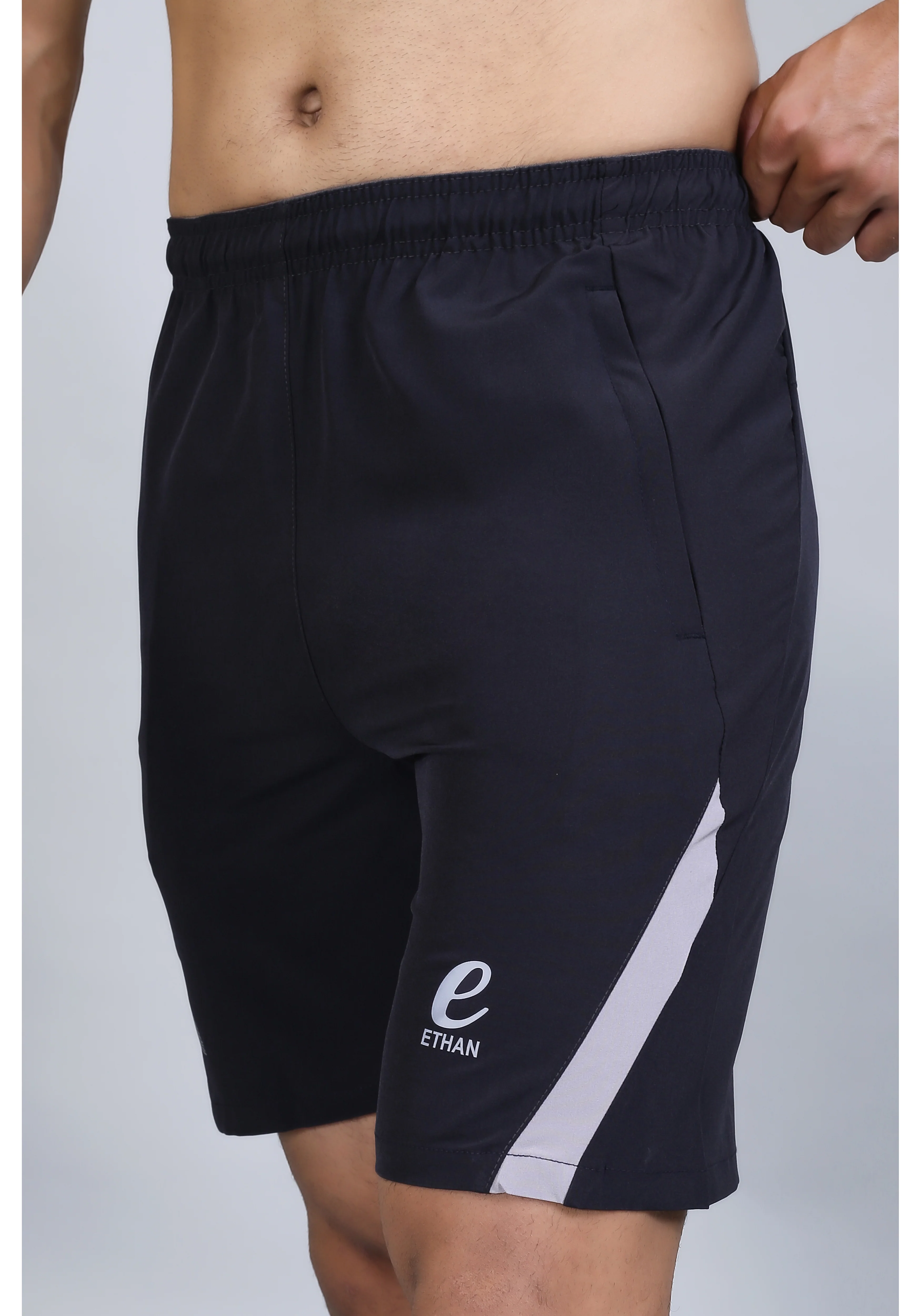 Ethan Solid Men Elasticated Towel Sports Shorts - Image 12