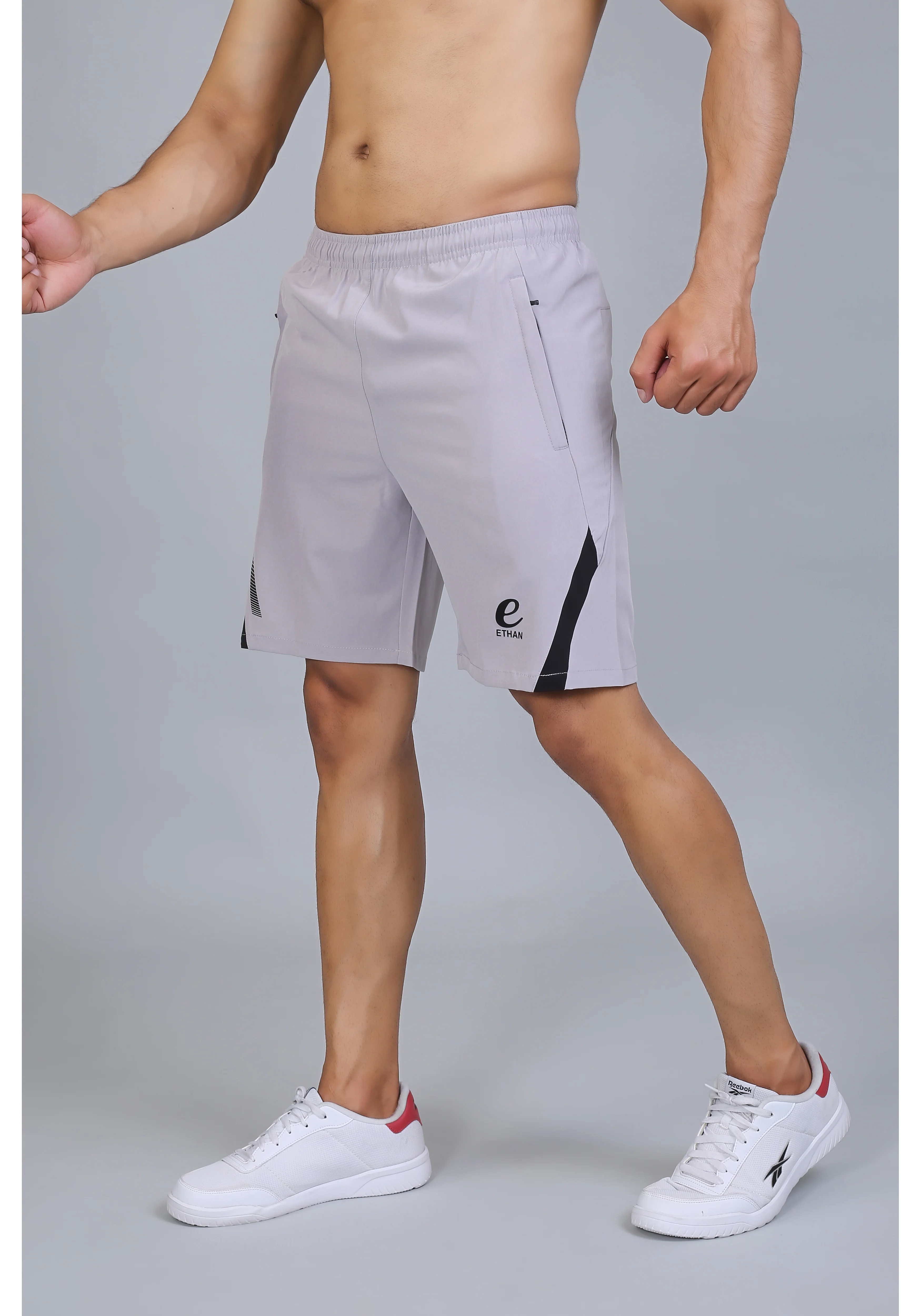 Ethan Solid Men Elasticated Towel Sports Shorts - Image 14