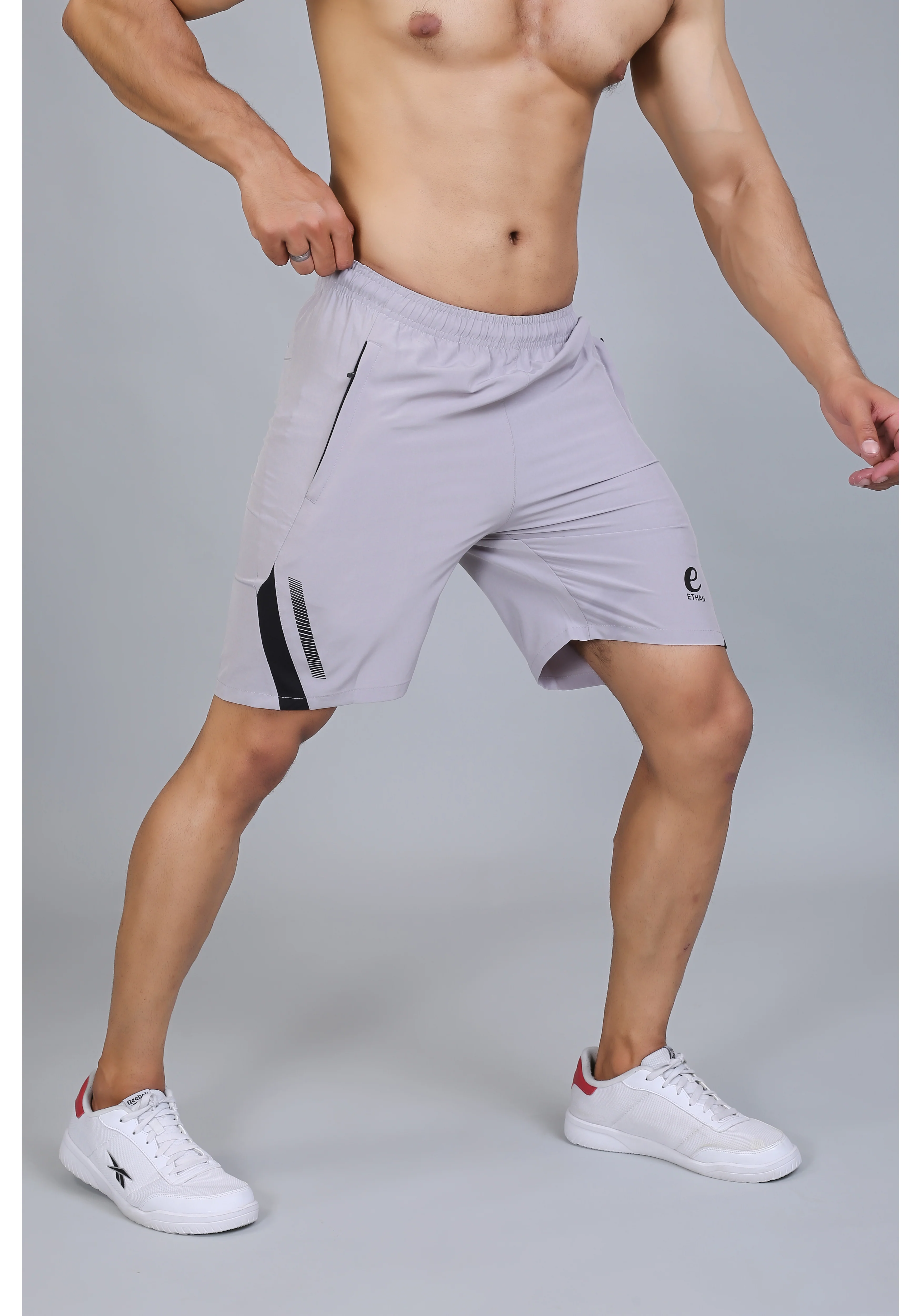 Ethan Solid Men Elasticated Towel Sports Shorts - Image 16