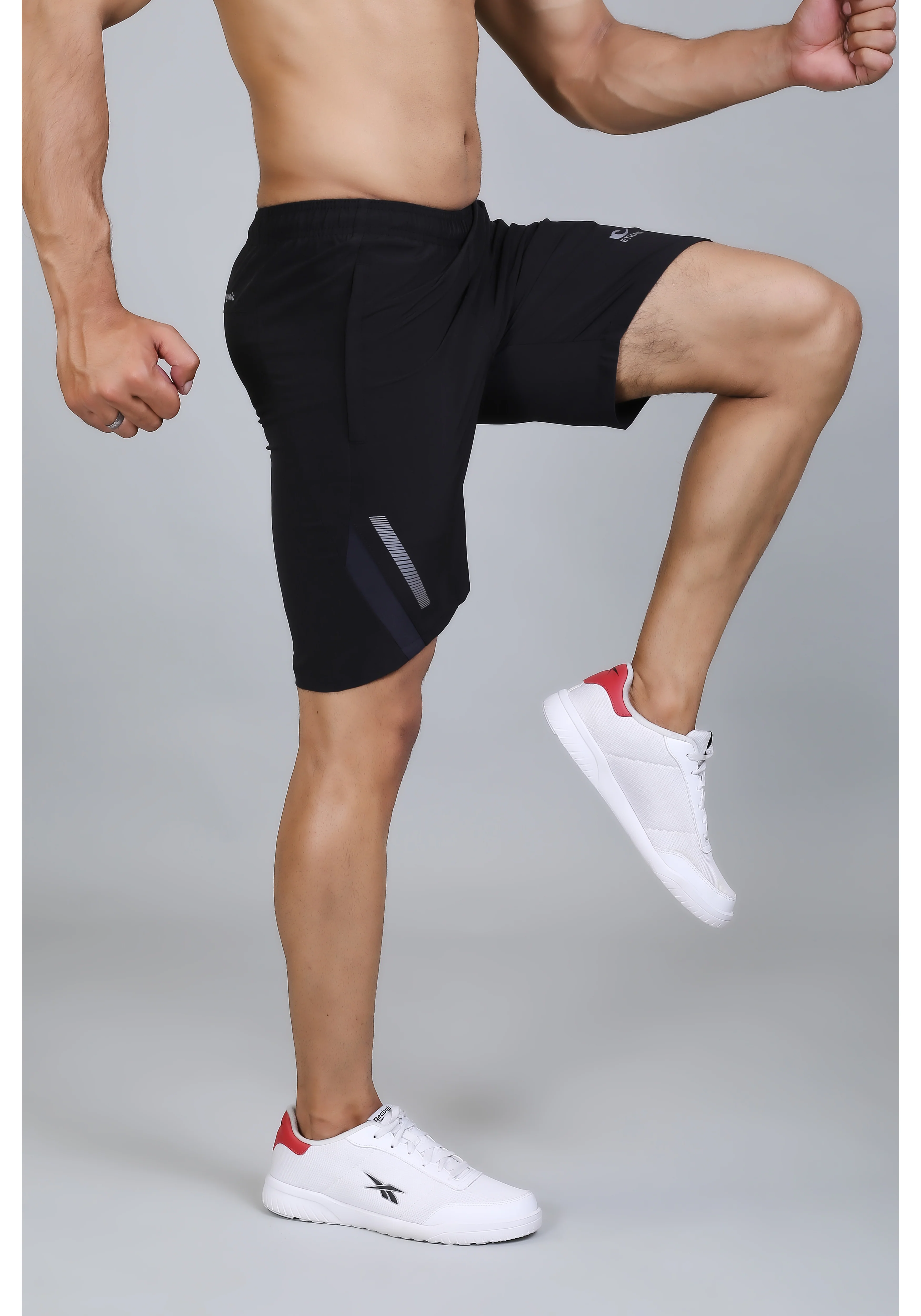 Ethan Solid Men Elasticated Towel Sports Shorts - Image 28