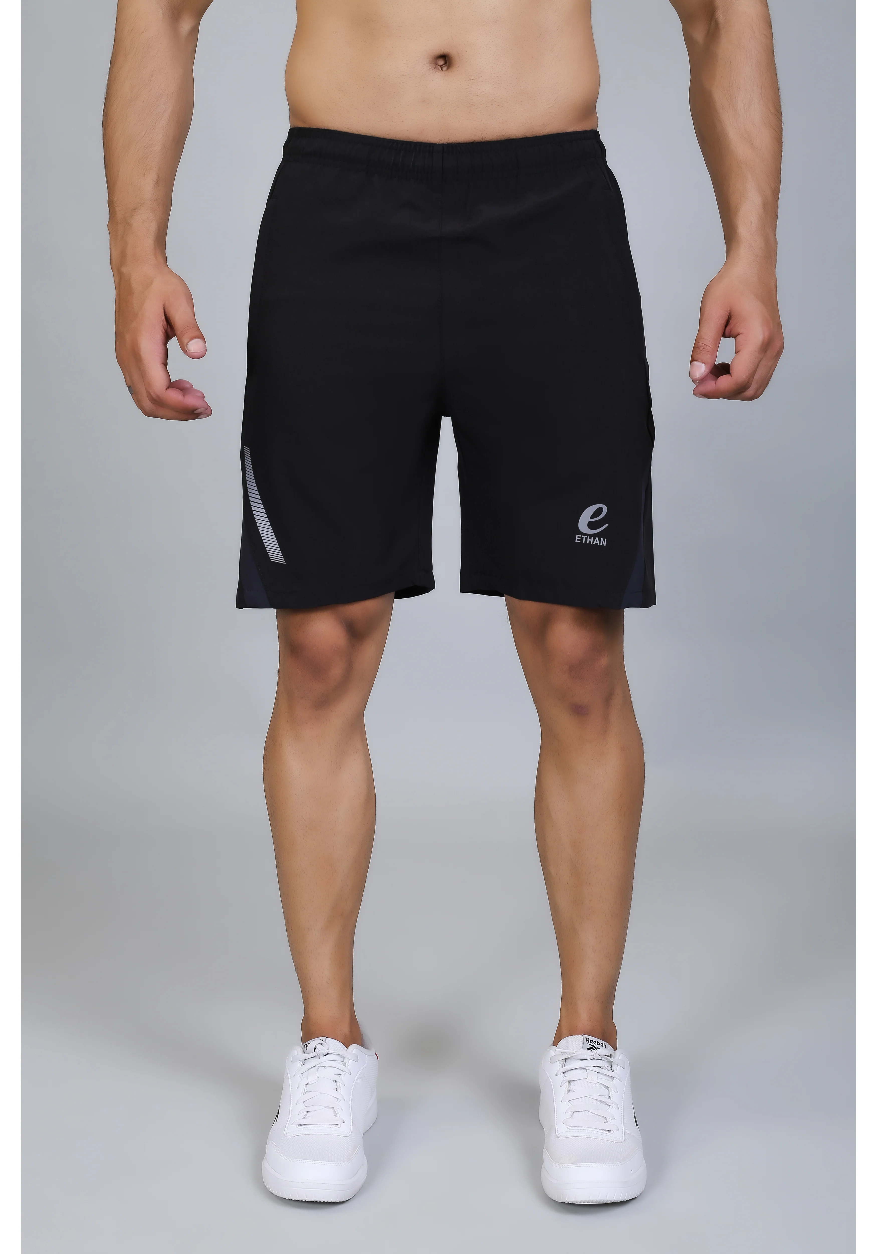 Ethan Solid Men Elasticated Towel Sports Shorts - Image 29