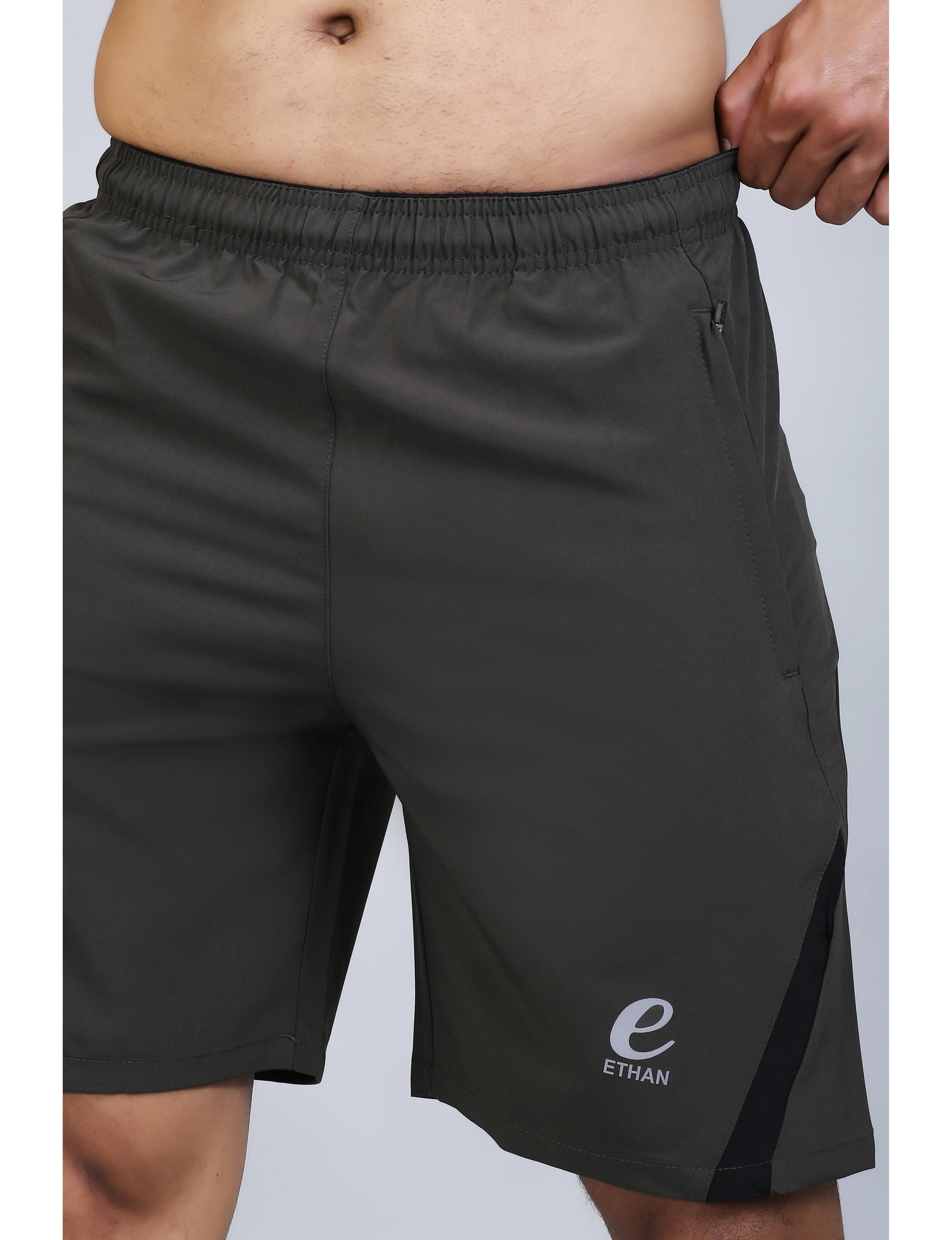 Ethan Solid Men Elasticated Towel Sports Shorts - Image 36