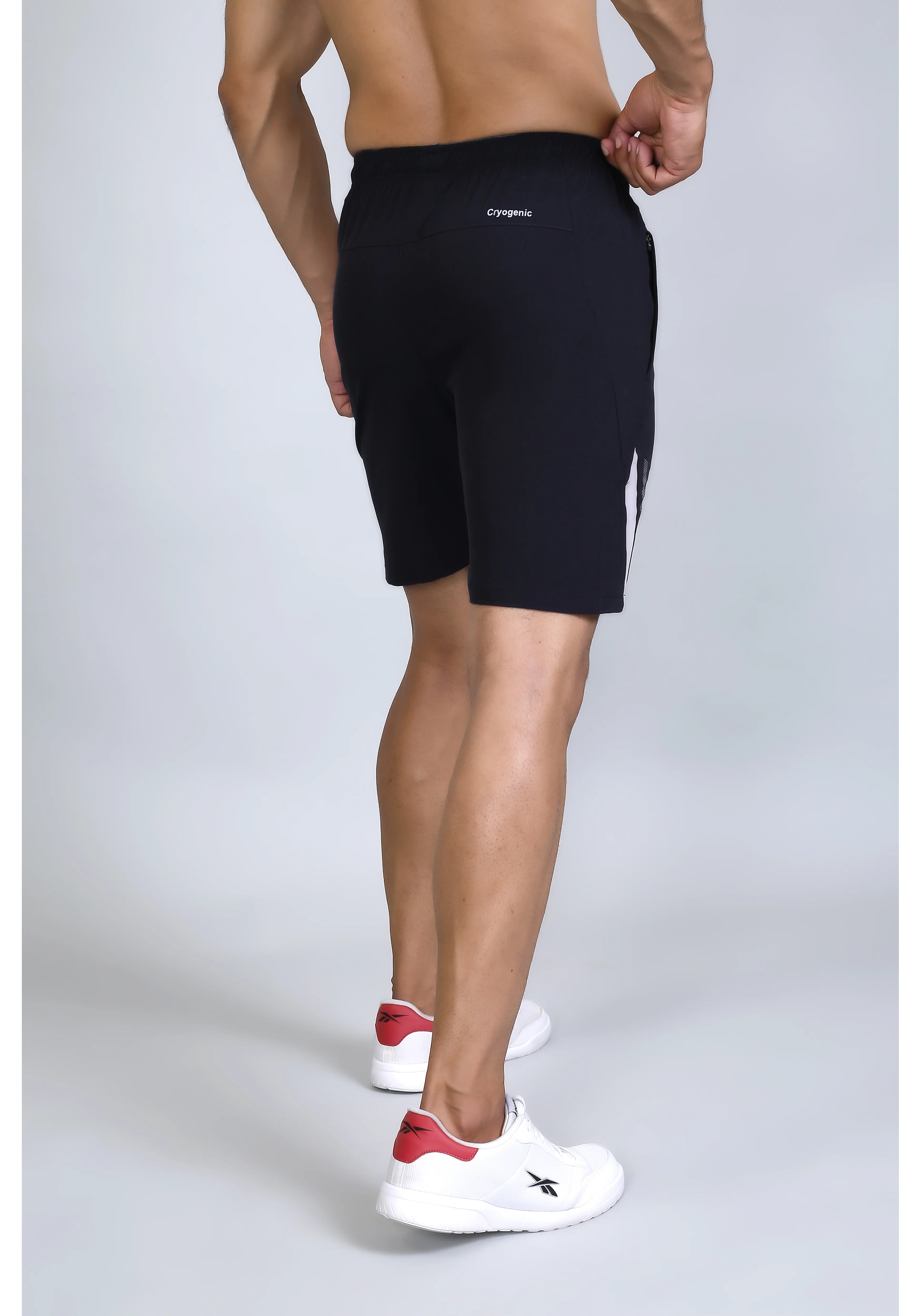 Ethan Solid Men Elasticated Towel Sports Shorts - Image 9