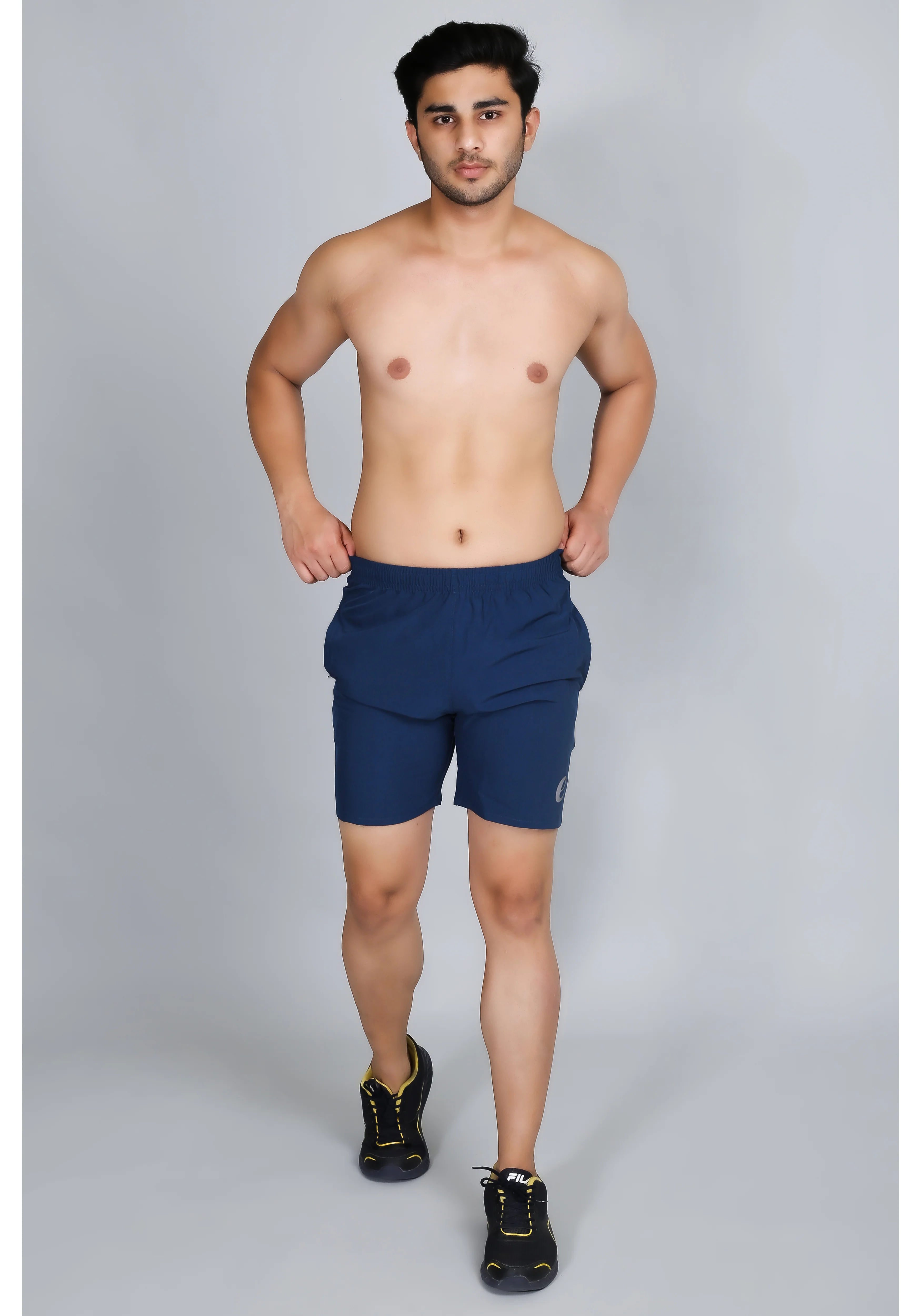 Ethan Solid Men Plain Sports Shorts - Image 12