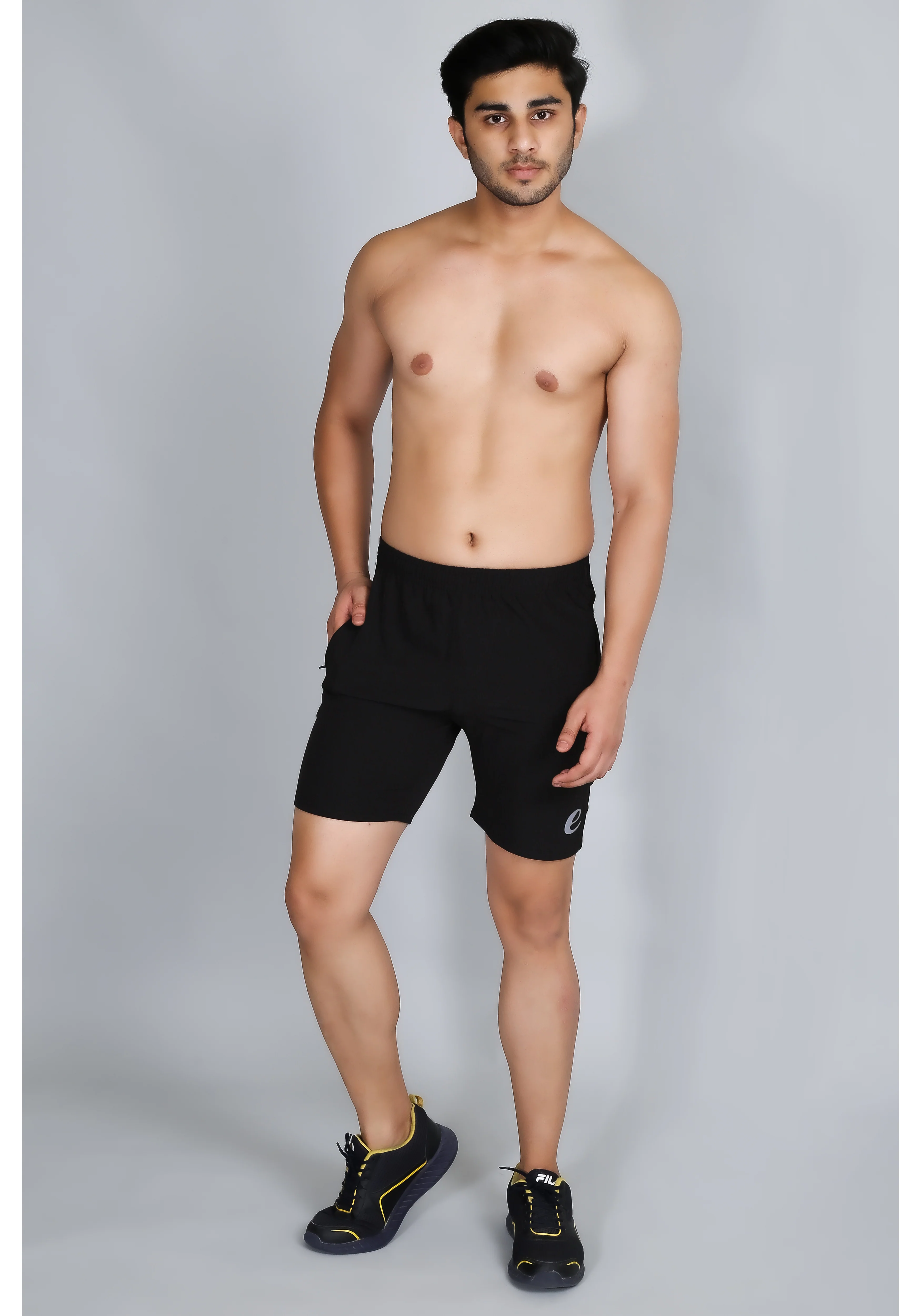 Ethan Solid Men Plain Sports Shorts - Image 24