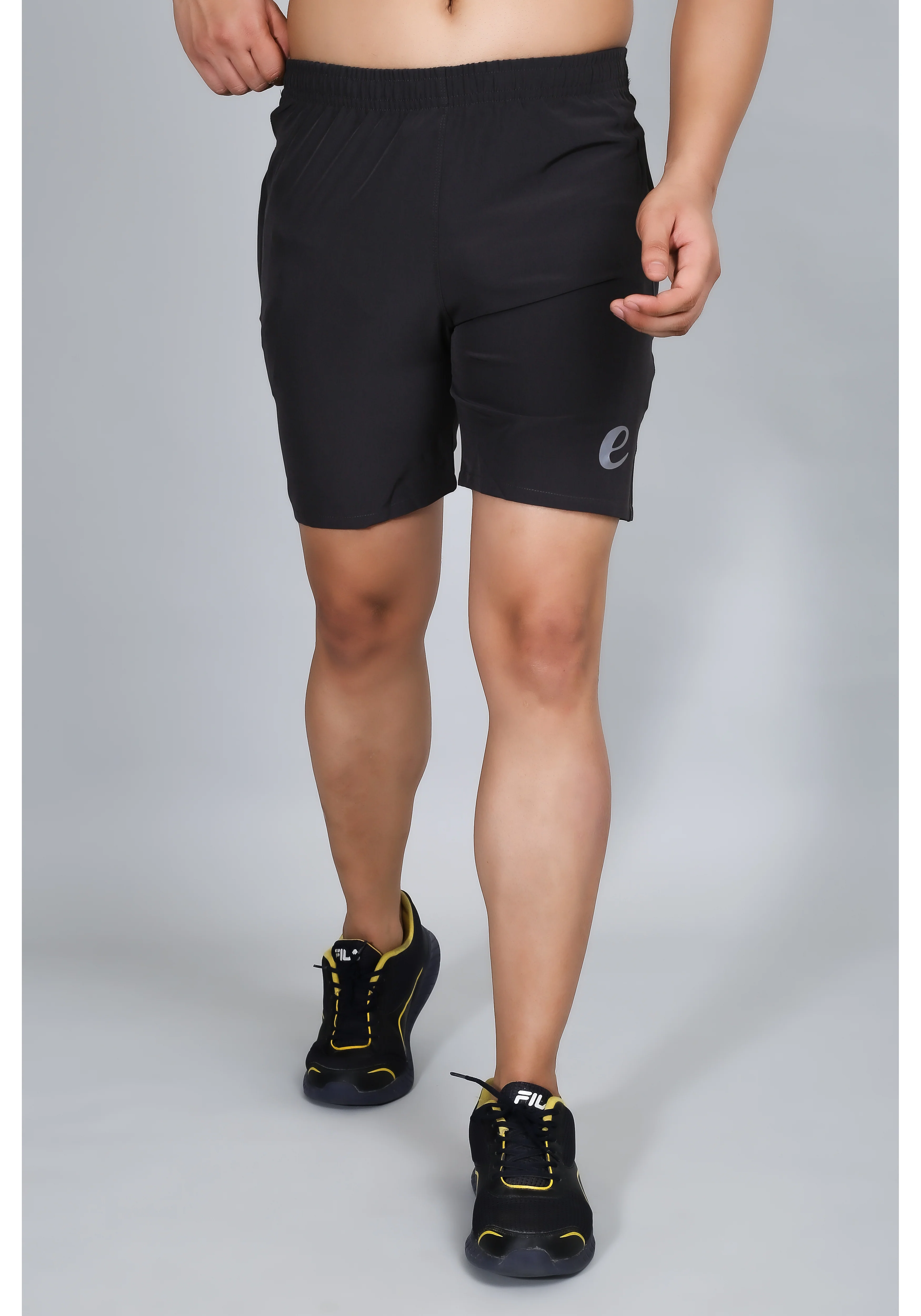 Ethan Solid Men Plain Sports Shorts - Image 4